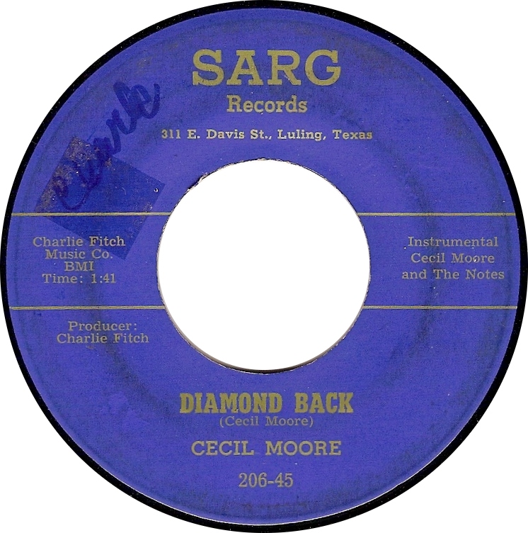 Cecil Moore, Diamond Back (Sarg 206-45)