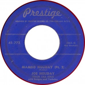 Joe Holiday, Mambo Holiday (Pt. 2) (Prestige 45-772)